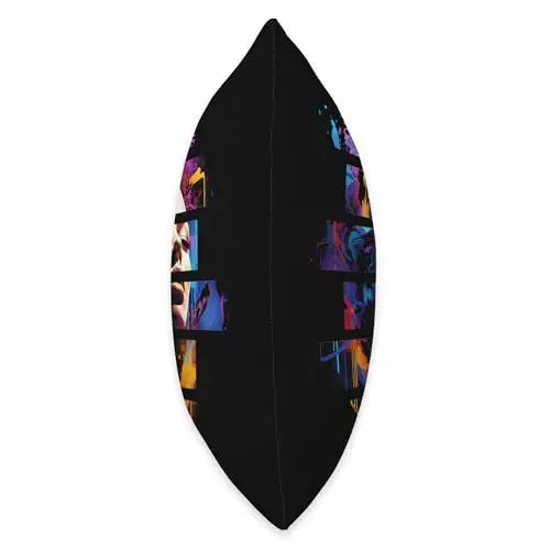 Vibrant Dreams: Abstract Fragmented Vision Throw Pillow Home