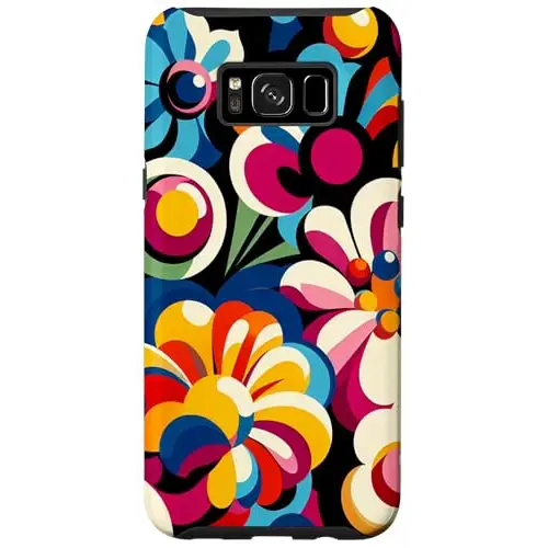 Vibrant Floral Delight: A Colorful Display of Blooms Case