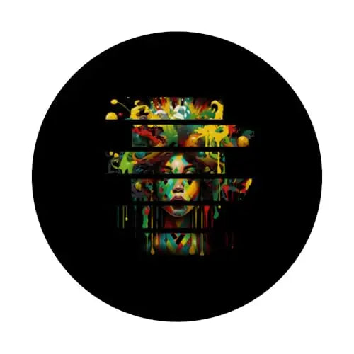 Vibrant Fusion: Dripping Identity PopSockets Swappable