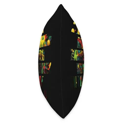 Vibrant Fusion: Dripping Identity Throw Pillow Home