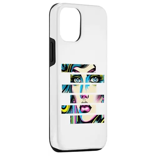 Vibrant Gaze: Fragmented Pop Beauty Case (iPhone Select