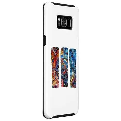 Vibrant Geometric Circle Abstract Art Case (Galaxy S8