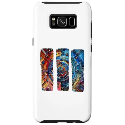 Vibrant Geometric Circle Abstract Art Case (Galaxy S8