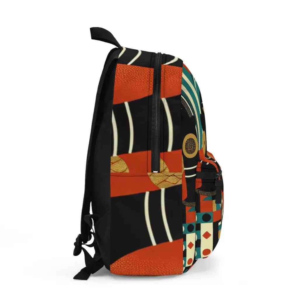 Vibrant Patterns and Figures Backpack One size Bags