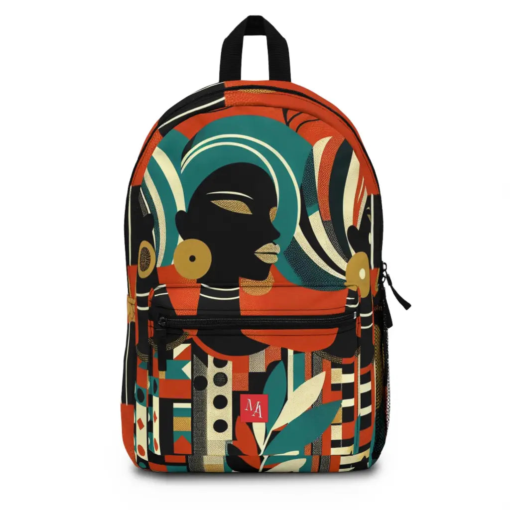 Vibrant Patterns and Figures Backpack One size Bags