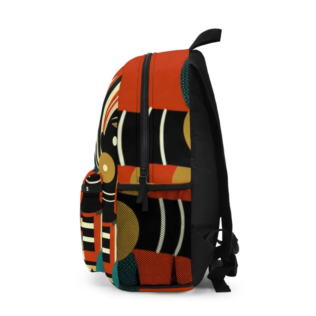 Vibrant Patterns and Figures Backpack One size Bags