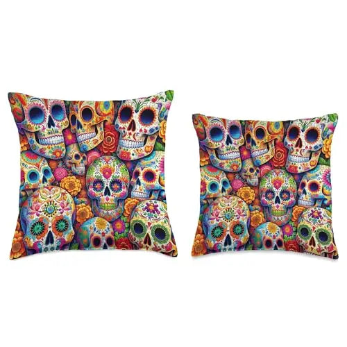 Vibrant Remembrance: Día de los Muertos Celebration Throw