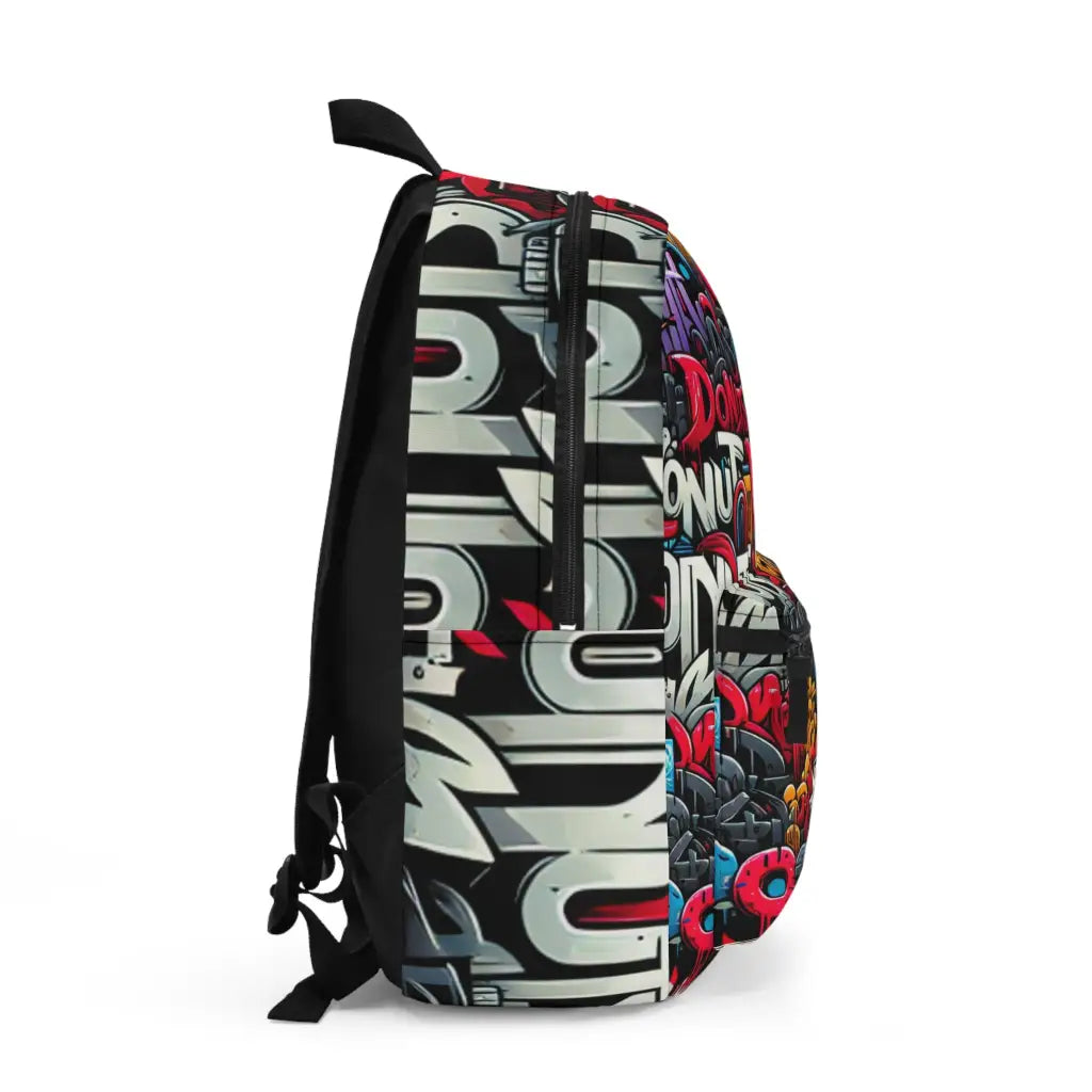 Vibrant Street Art Explosion Backpack One size Bags