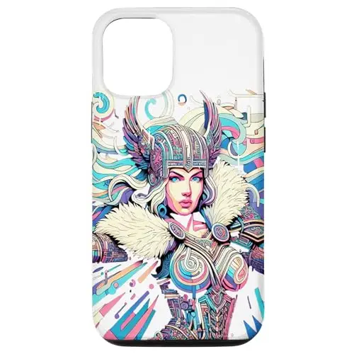 Vibrant Valkyrie Warrior Princess Norse Mythology Case