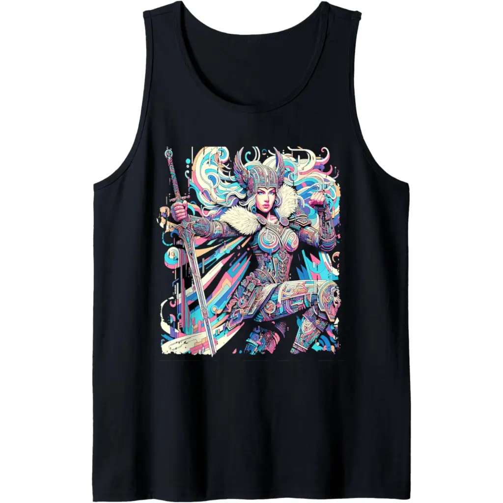 Vibrant Valkyrie Warrior Princess - Norse Mythology Tank