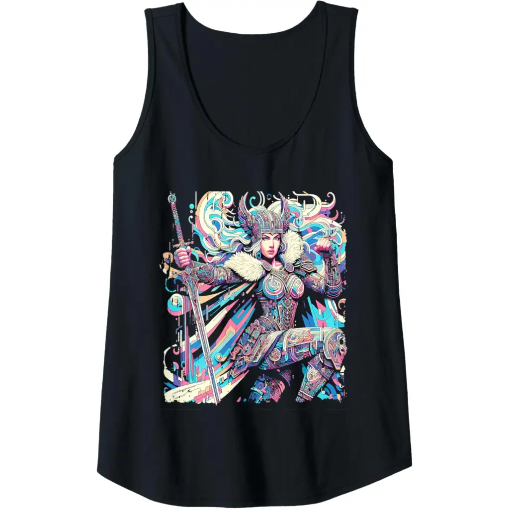 Vibrant Valkyrie Warrior Princess - Norse Mythology Tank