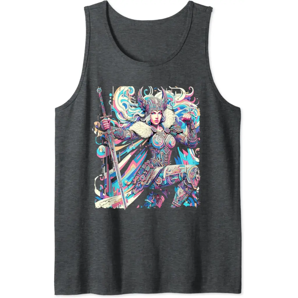 Vibrant Valkyrie Warrior Princess - Norse Mythology Tank