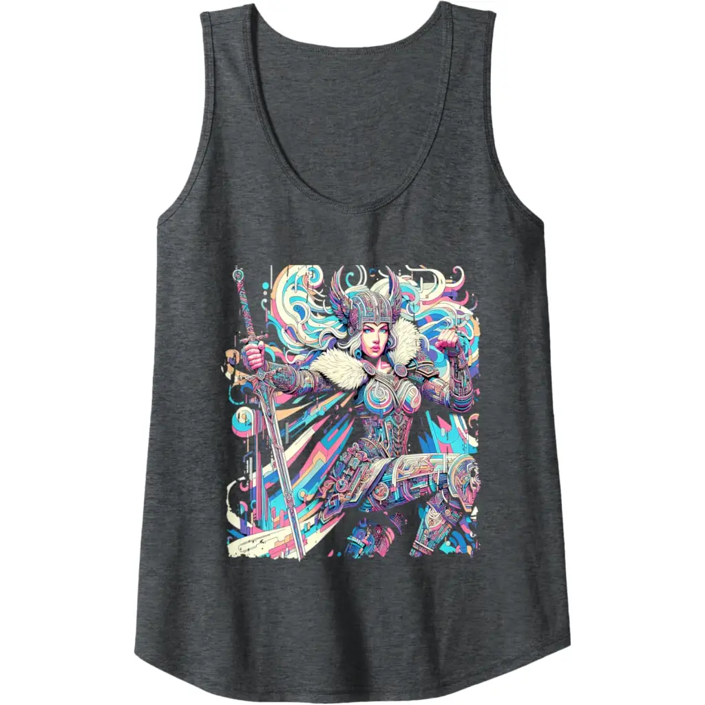 Vibrant Valkyrie Warrior Princess - Norse Mythology Tank