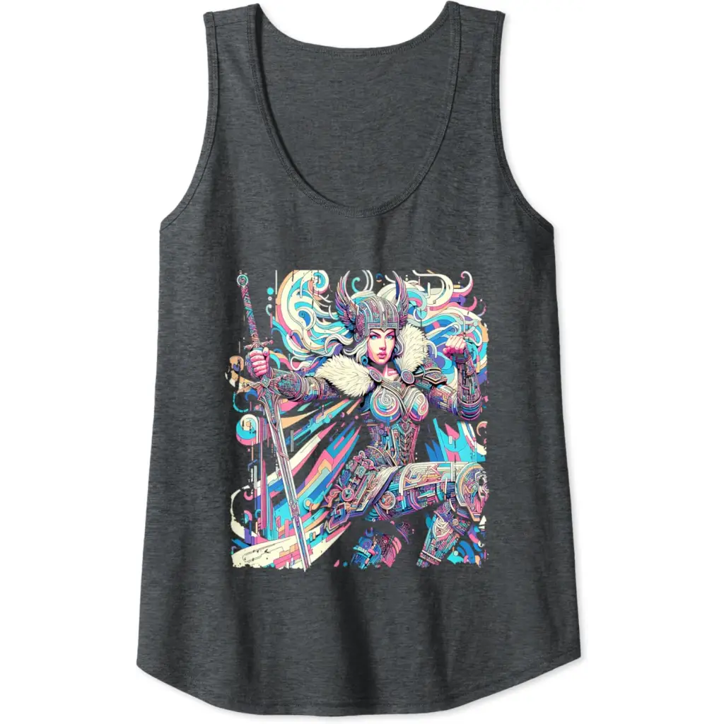 Vibrant Valkyrie Warrior Princess - Norse Mythology Tank