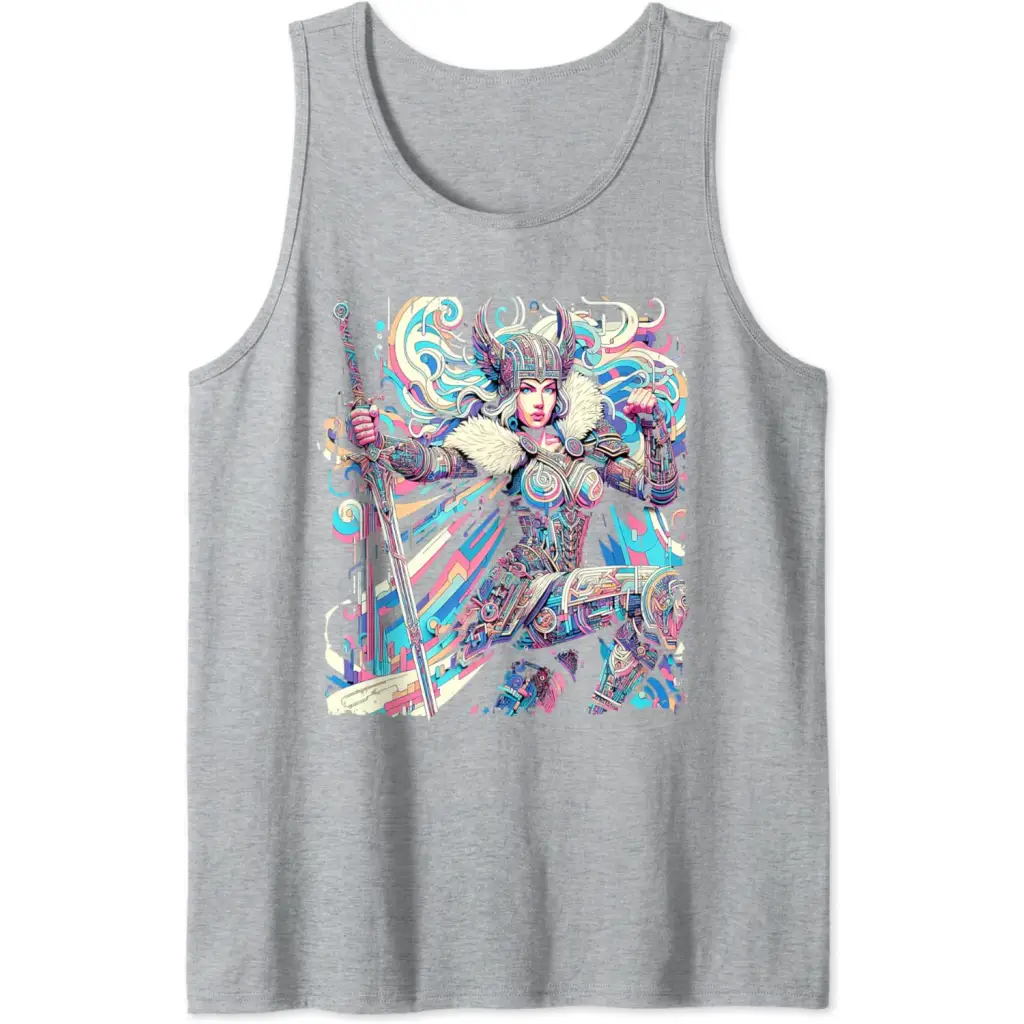 Vibrant Valkyrie Warrior Princess - Norse Mythology Tank