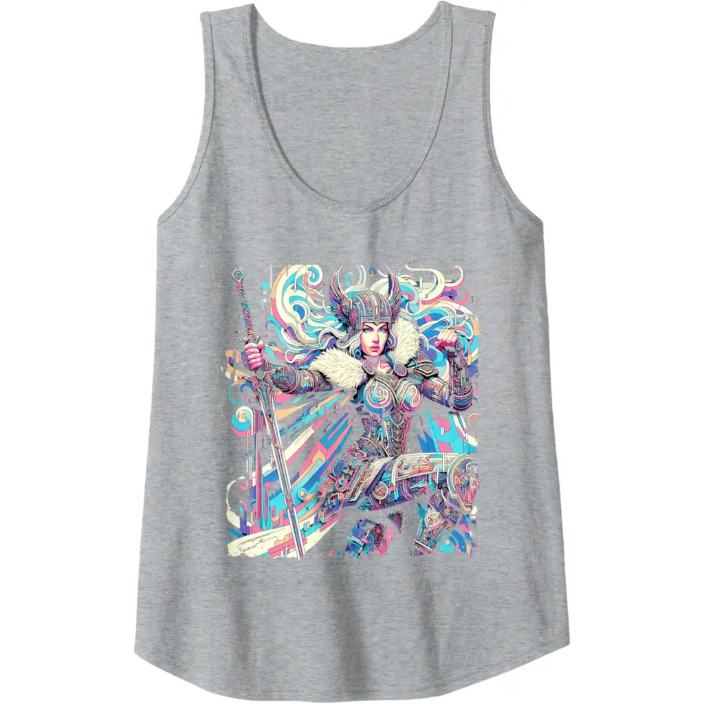 Vibrant Valkyrie Warrior Princess - Norse Mythology Tank