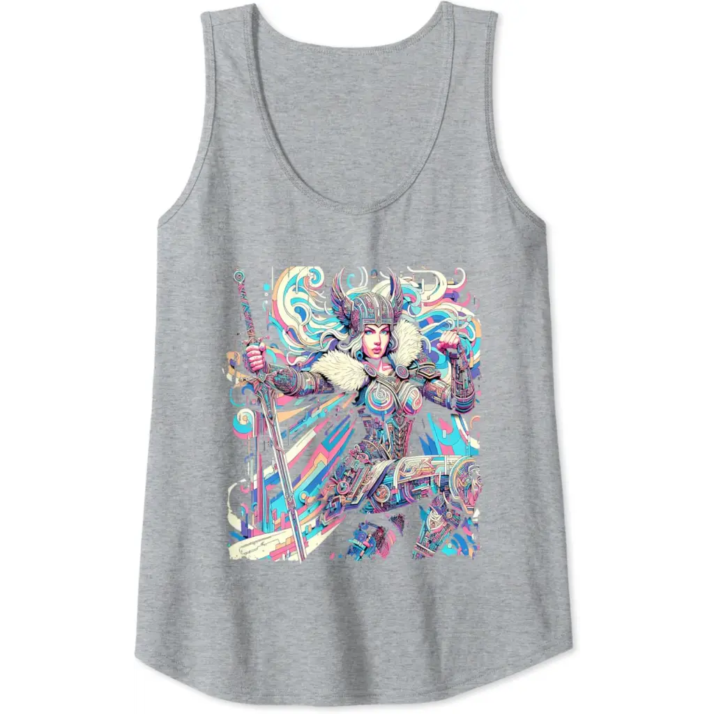 Vibrant Valkyrie Warrior Princess - Norse Mythology Tank