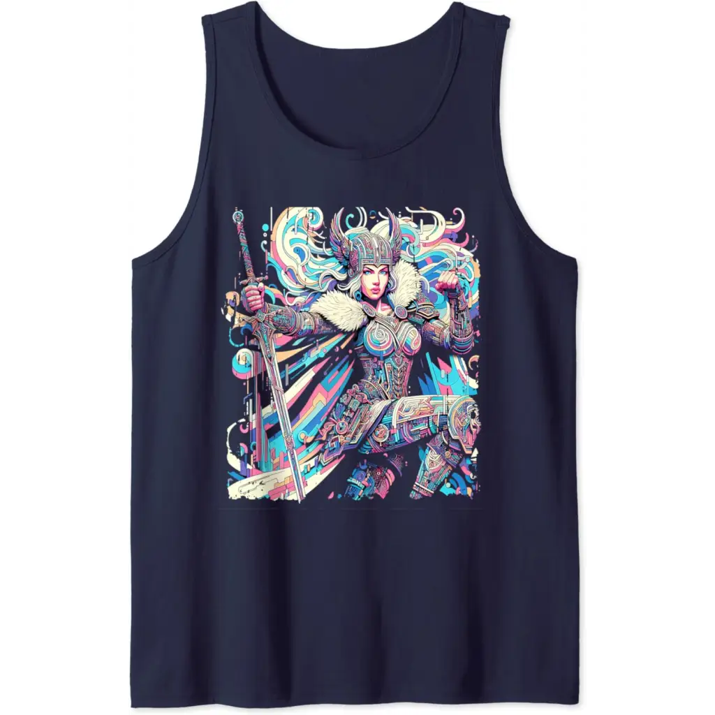 Vibrant Valkyrie Warrior Princess - Norse Mythology Tank