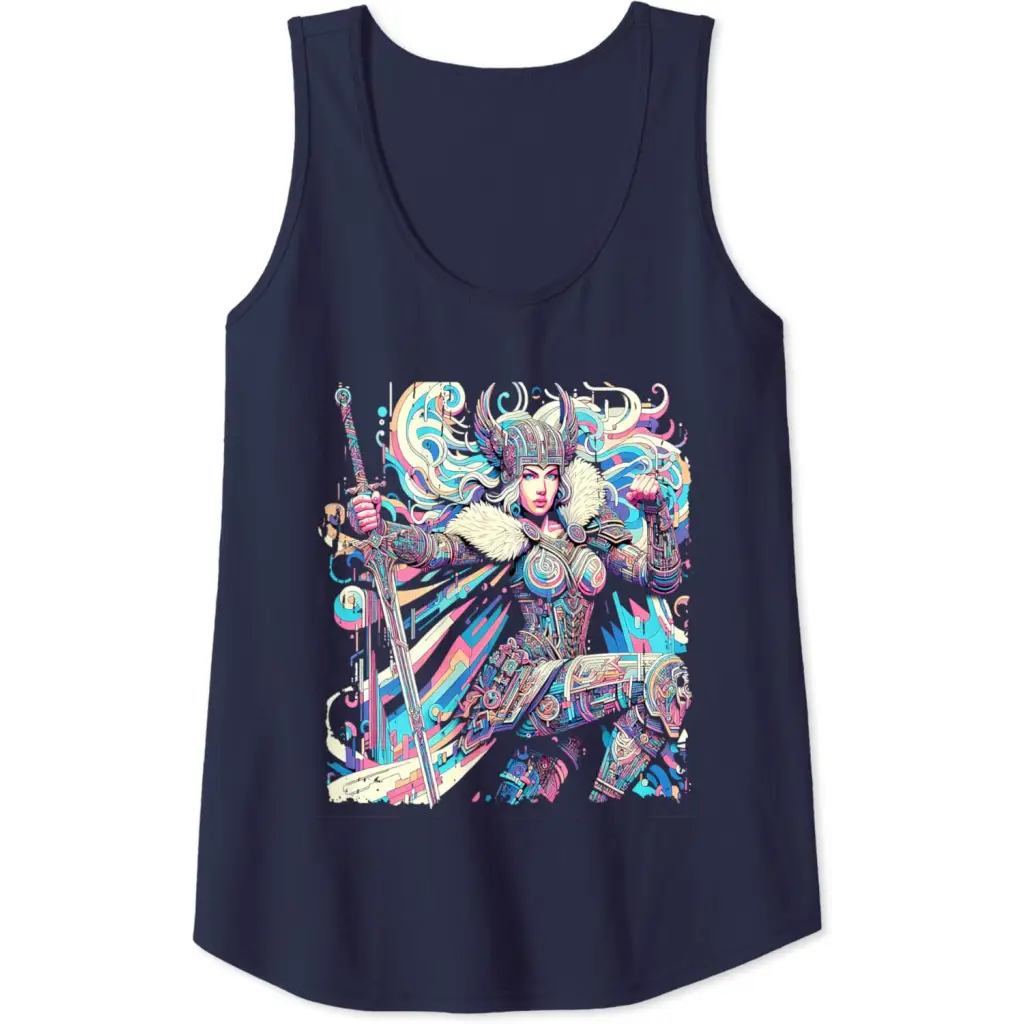 Vibrant Valkyrie Warrior Princess - Norse Mythology Tank