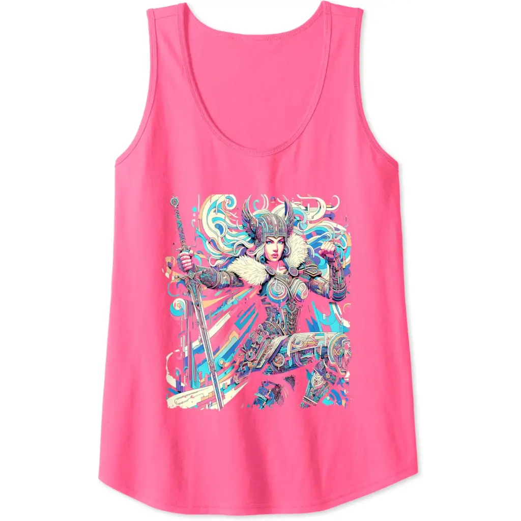 Vibrant Valkyrie Warrior Princess - Norse Mythology Tank