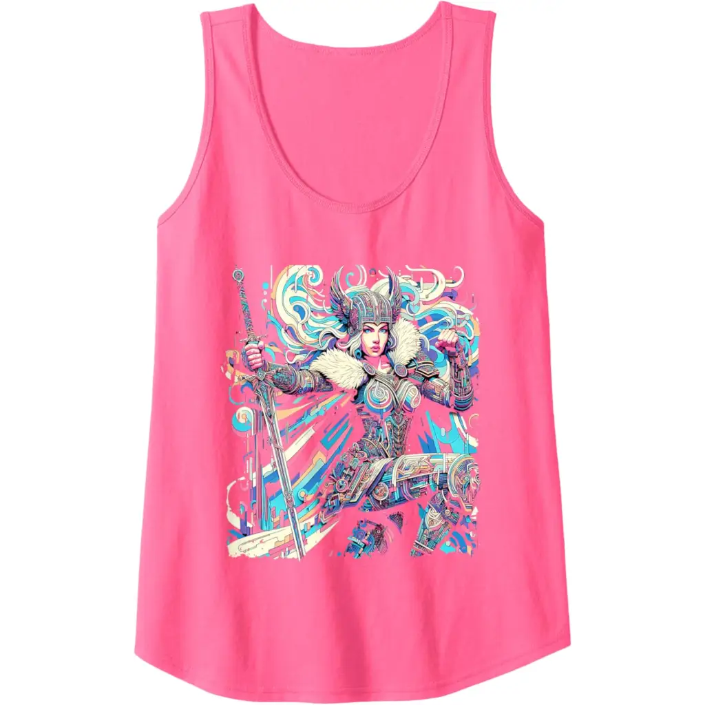 Vibrant Valkyrie Warrior Princess - Norse Mythology Tank