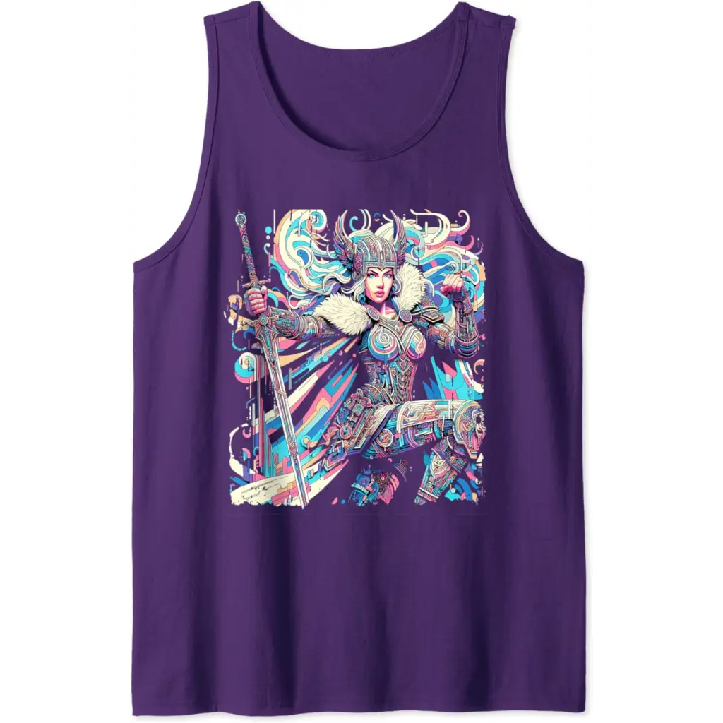 Vibrant Valkyrie Warrior Princess - Norse Mythology Tank