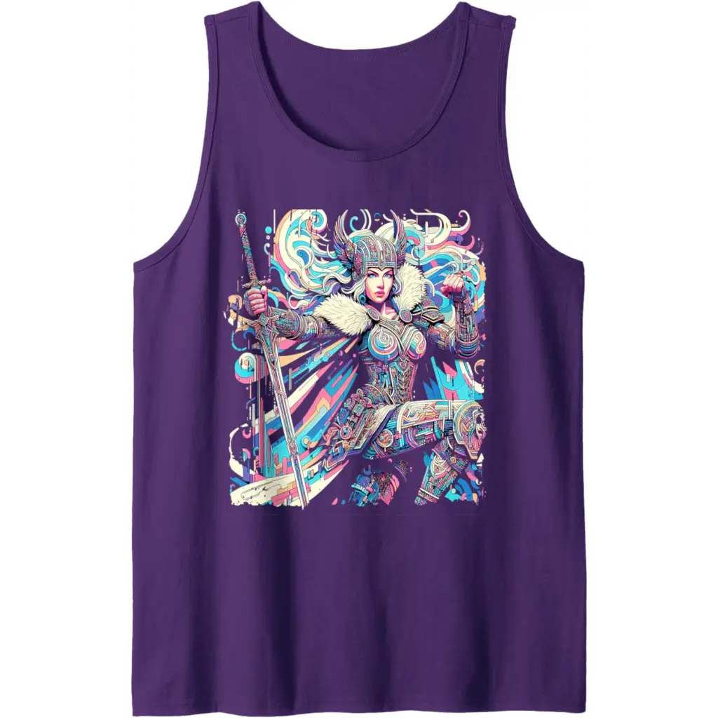 Vibrant Valkyrie Warrior Princess - Norse Mythology Tank