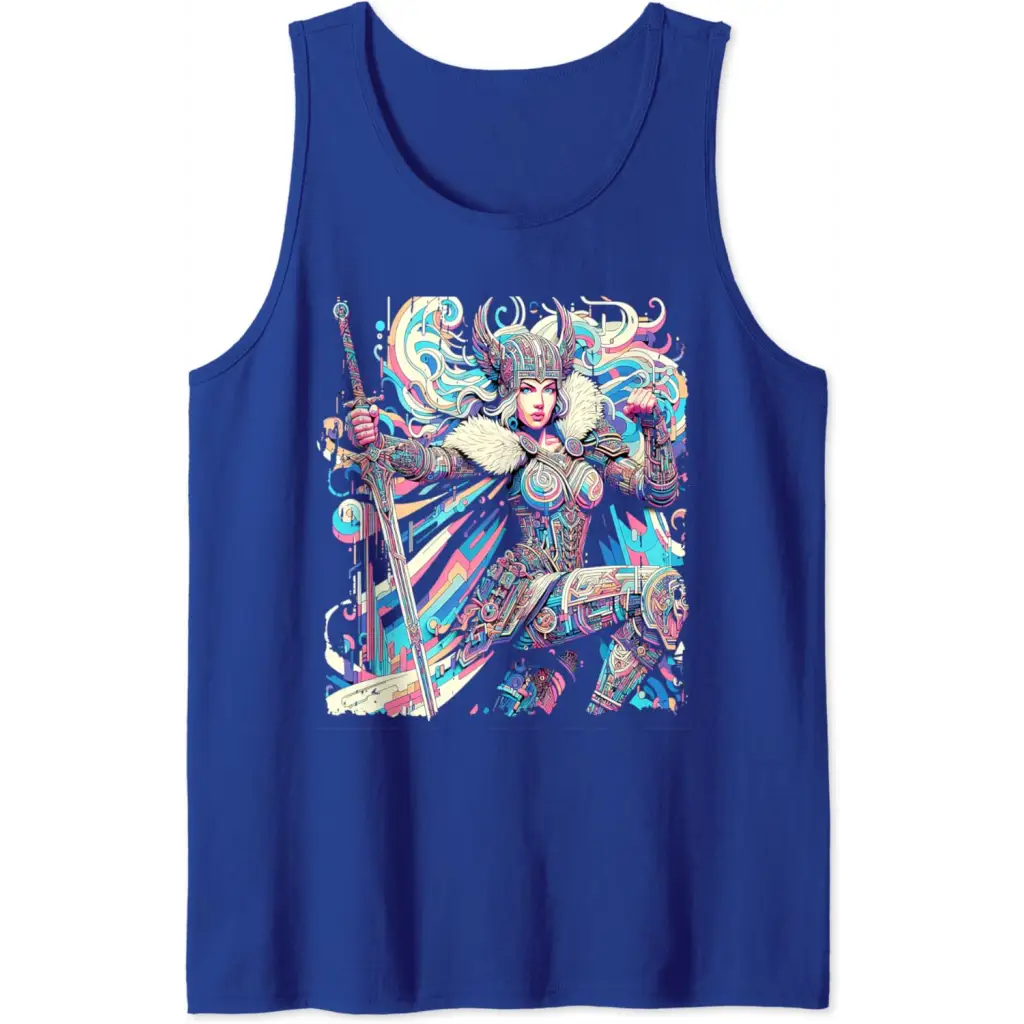 Vibrant Valkyrie Warrior Princess - Norse Mythology Tank