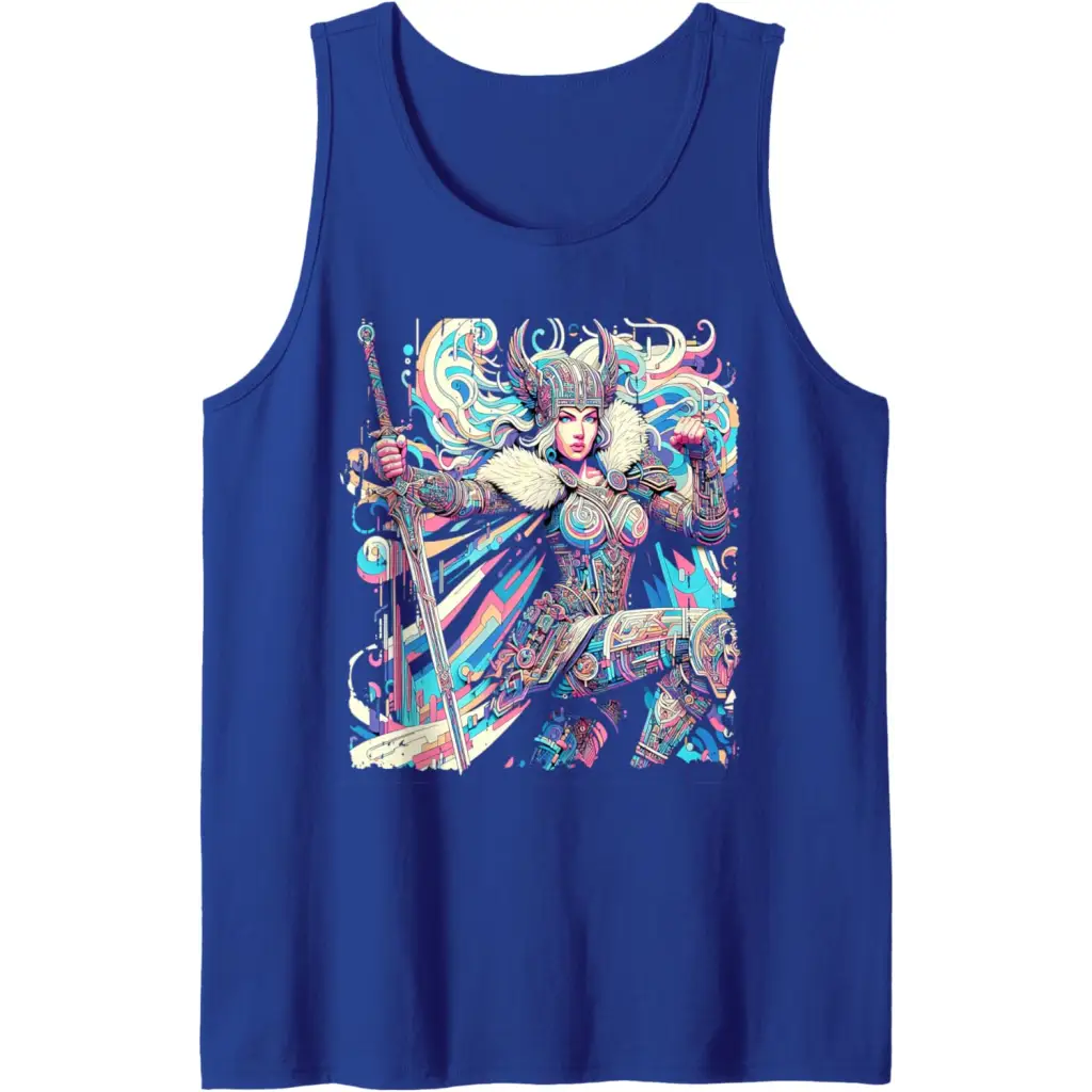 Vibrant Valkyrie Warrior Princess - Norse Mythology Tank