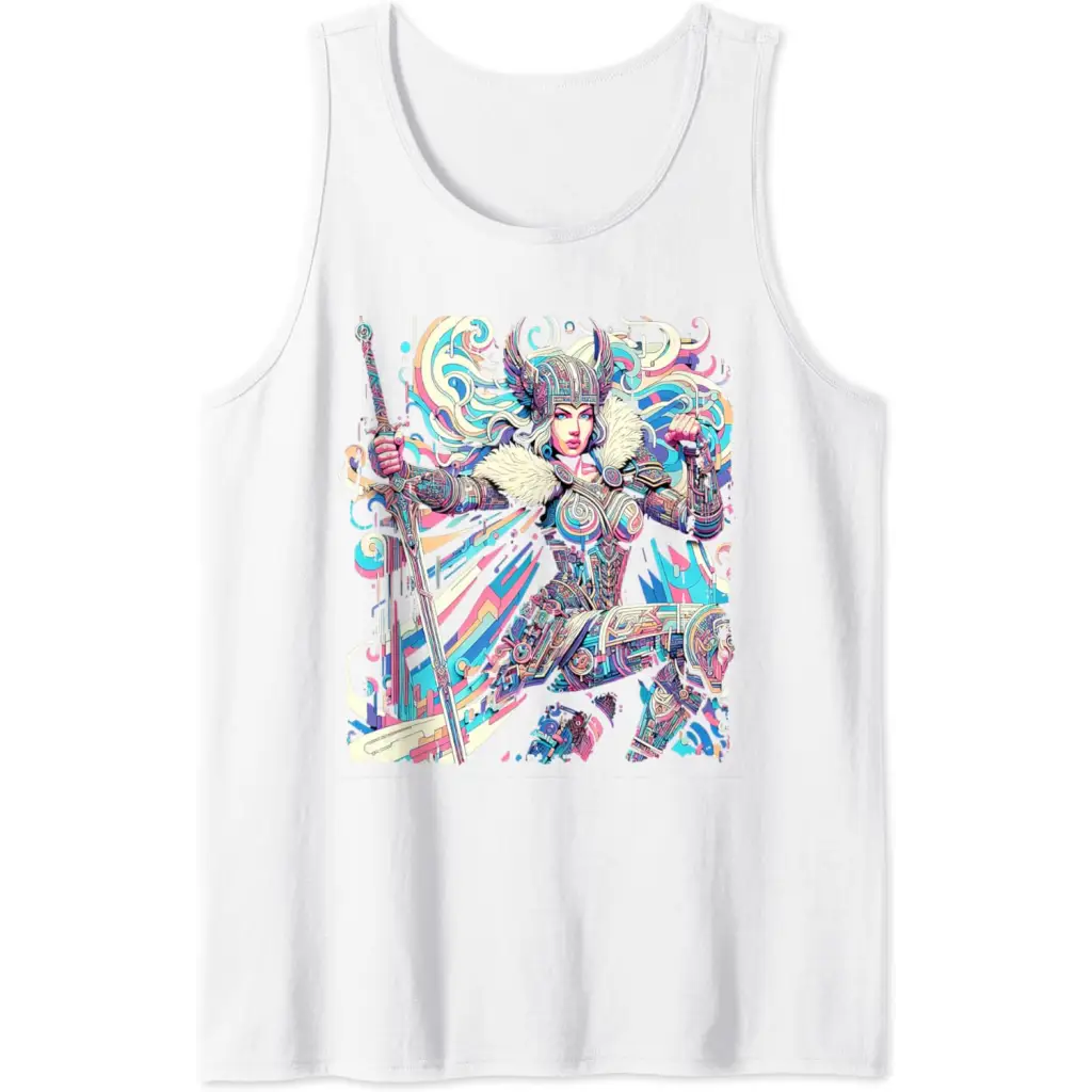 Vibrant Valkyrie Warrior Princess - Norse Mythology Tank