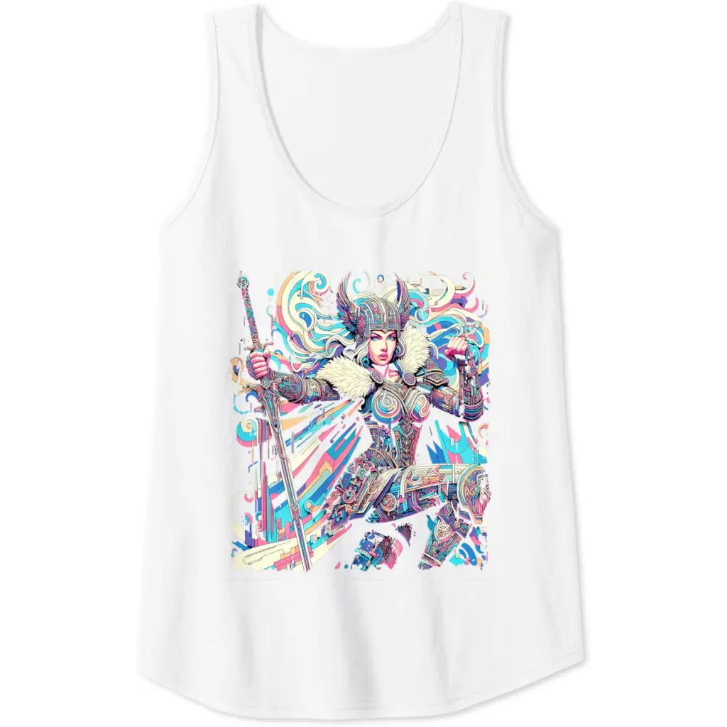 Vibrant Valkyrie Warrior Princess - Norse Mythology Tank