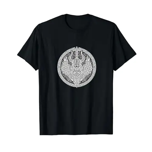 Viking Norse Inspired Warrior Emblem: Ancient Strength T