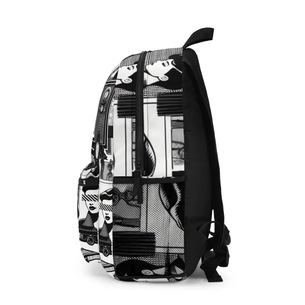 Vintage Collage Montage Backpack One size Bags
