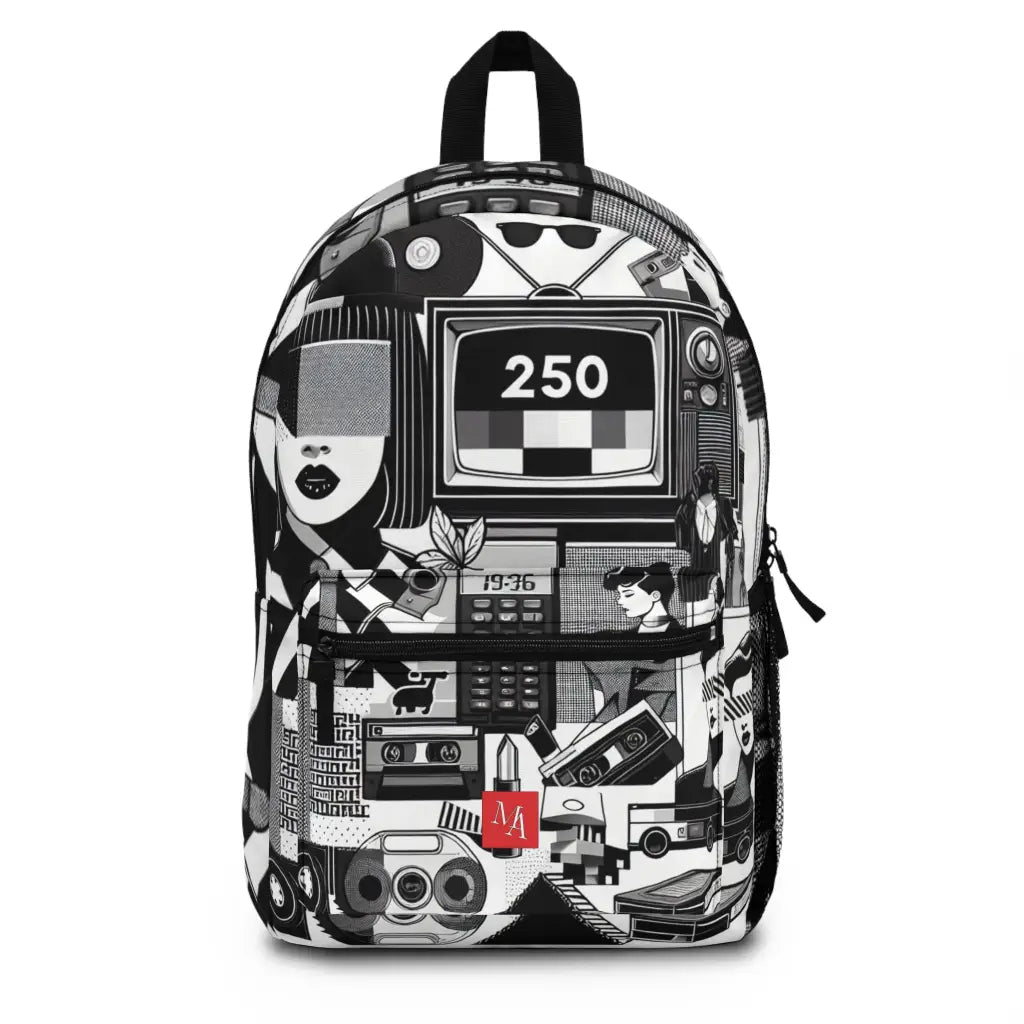 Vintage Collage Montage Backpack One size Bags