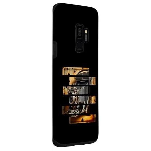 Vintage Elegance: Close Up of Classic Camera Case (Galaxy