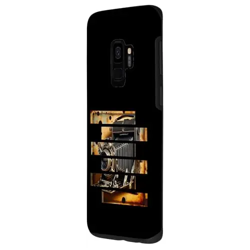 Vintage Elegance: Close Up of Classic Camera Case (Galaxy