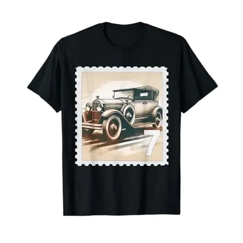 Vintage Velocity – Stamp No. 7 T Shirt Apparel