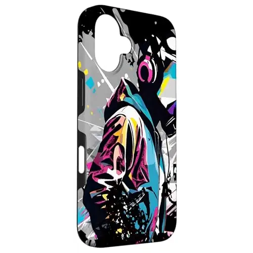 Vivid Beats: Abstract Audio Adventurer Case (iPhone Select