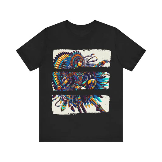 Vivid Indigenous Tribute - Jersey Short Sleeve Tee - Black