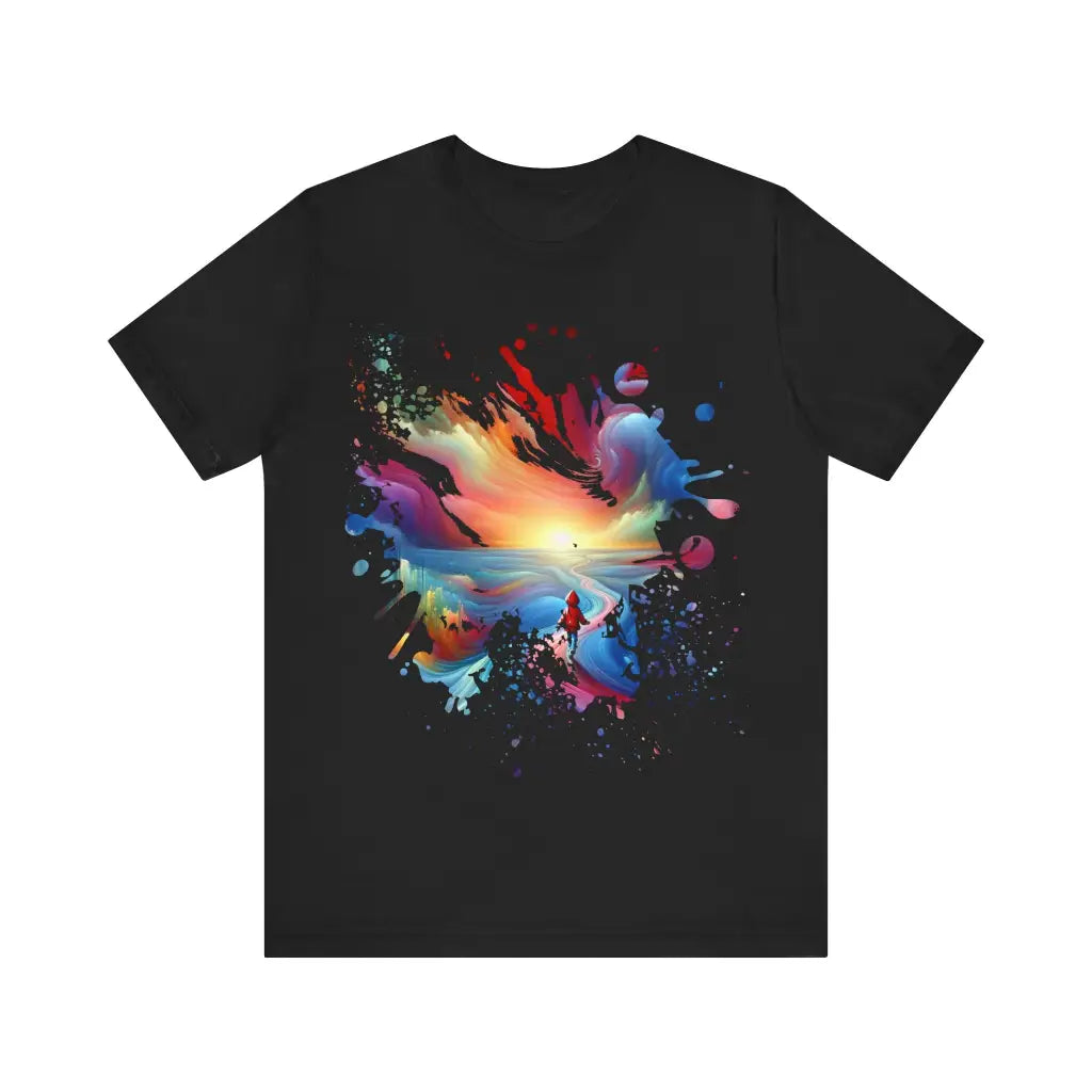 Voyage Through Swirling Skies - Jersey Short Sleeve Tee