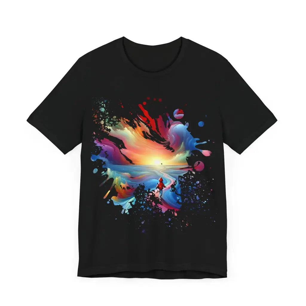 Voyage Through Swirling Skies - Jersey Short Sleeve Tee