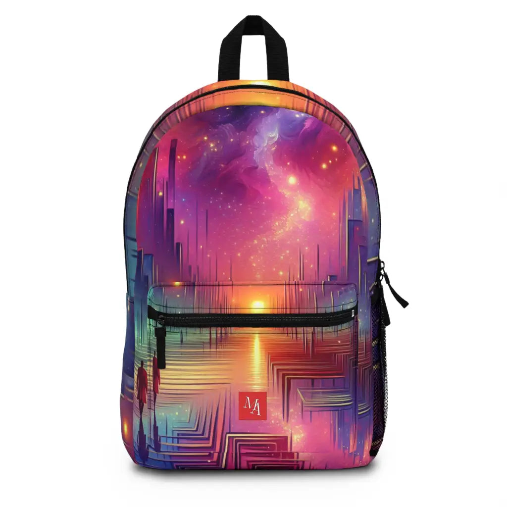 Walking Through a Dreamy Metropolis Backpack One size Bags