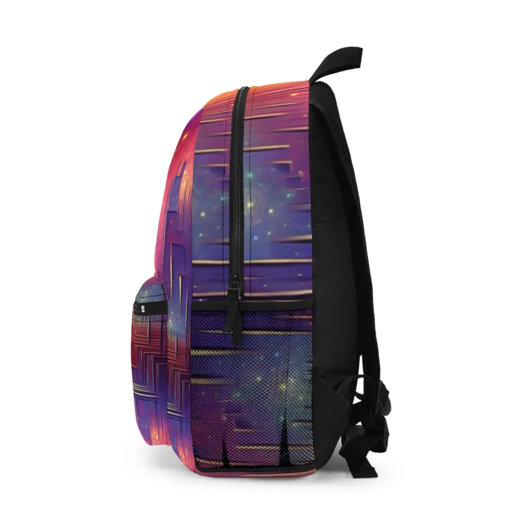 Walking Through a Dreamy Metropolis Backpack One size Bags