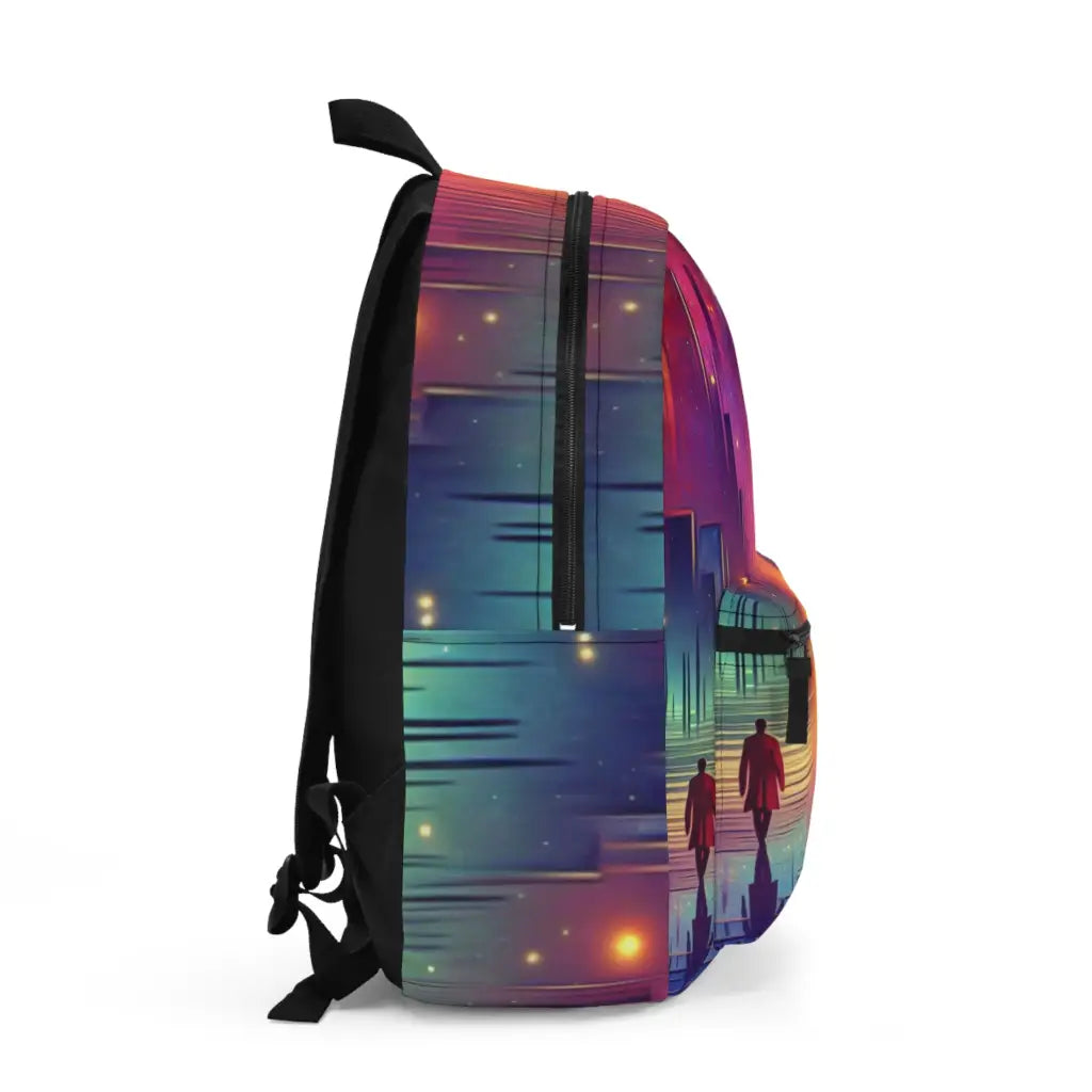 Walking Through a Dreamy Metropolis Backpack One size Bags