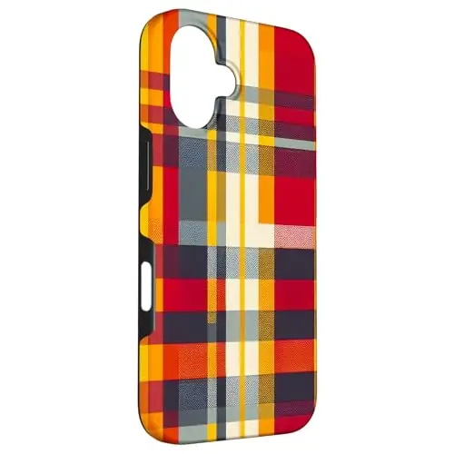 Warm Plaid Reverie: Autumn Tartan Vibe Case (iPhone Select