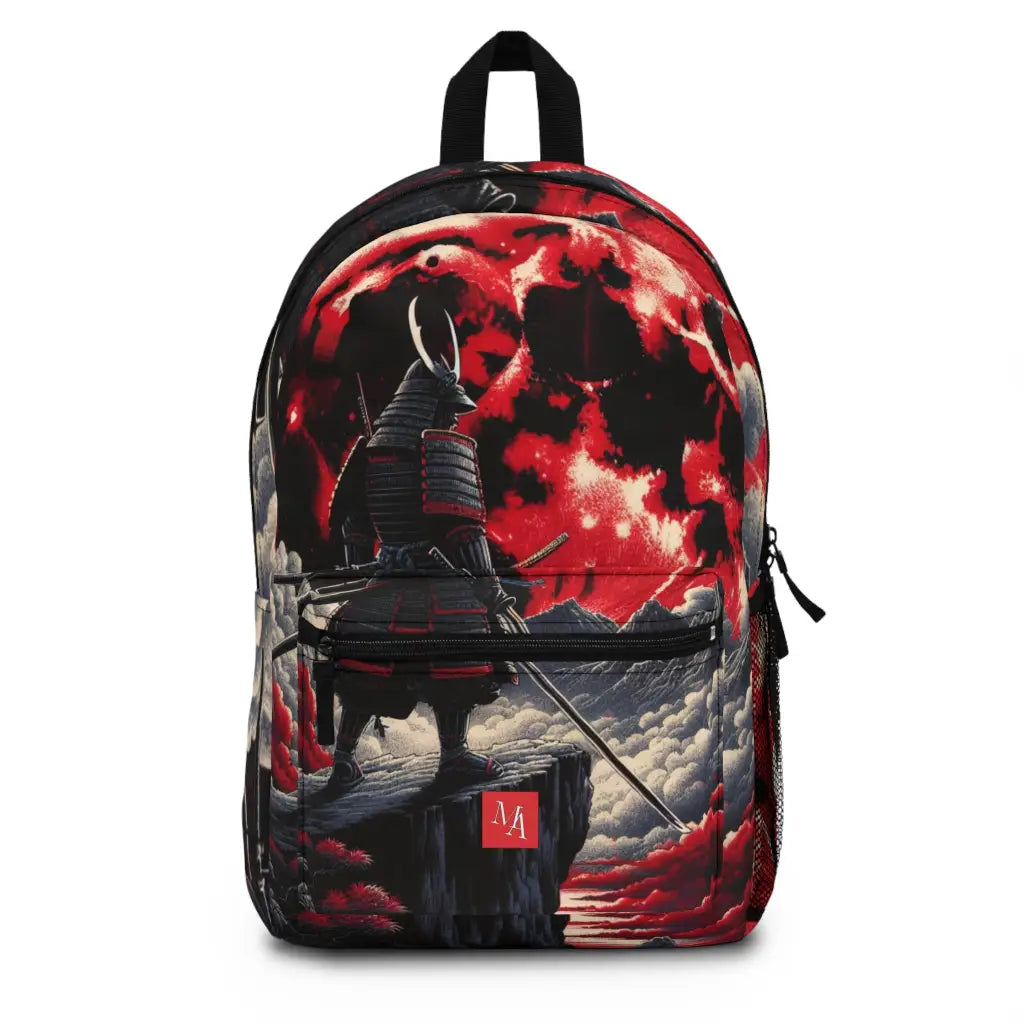 Warrior Beneath the Crimson Moon Backpack One size Bags