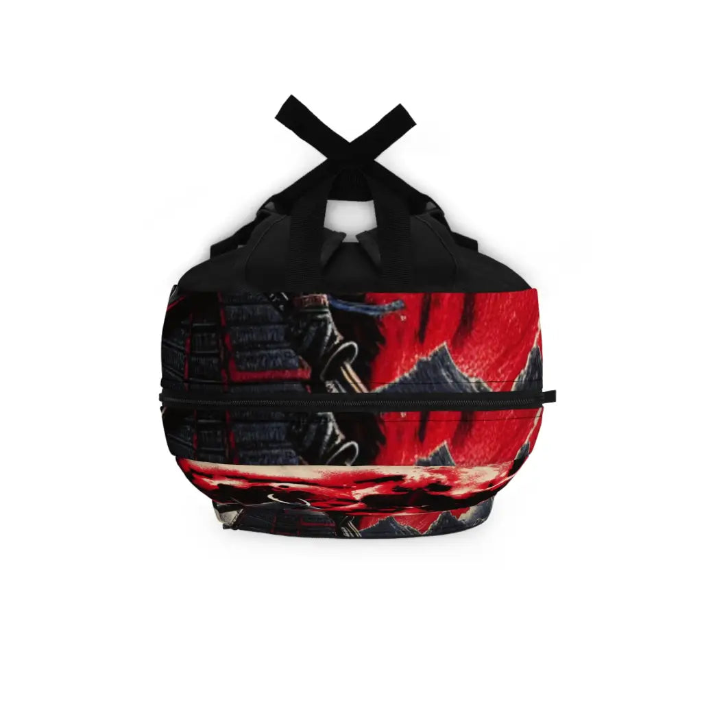 Warrior Beneath the Crimson Moon Backpack One size Bags