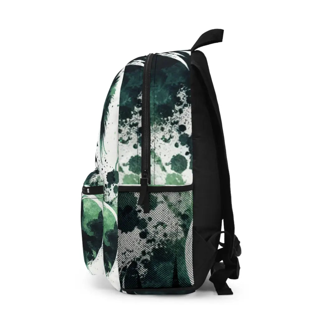 Warrior in Abstract Splashes Backpack One size Bags