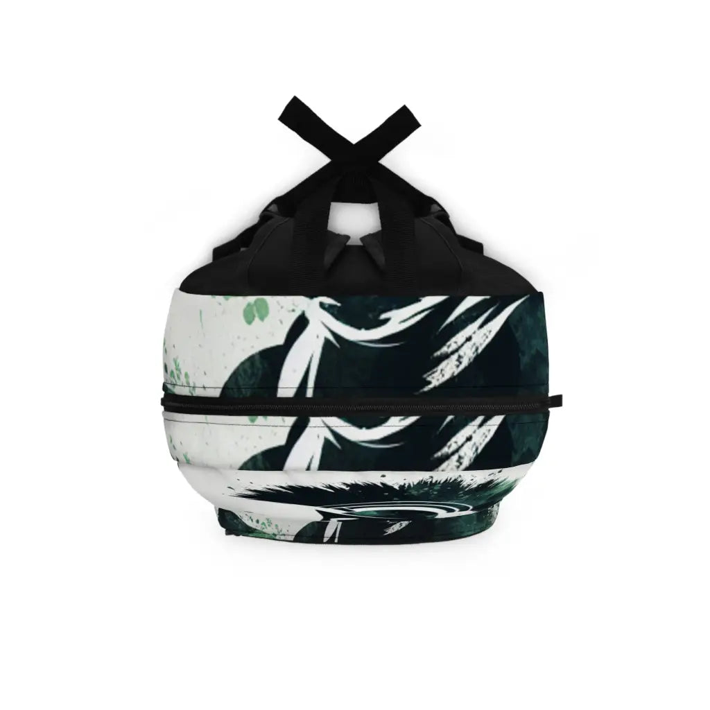 Warrior in Abstract Splashes Backpack One size Bags