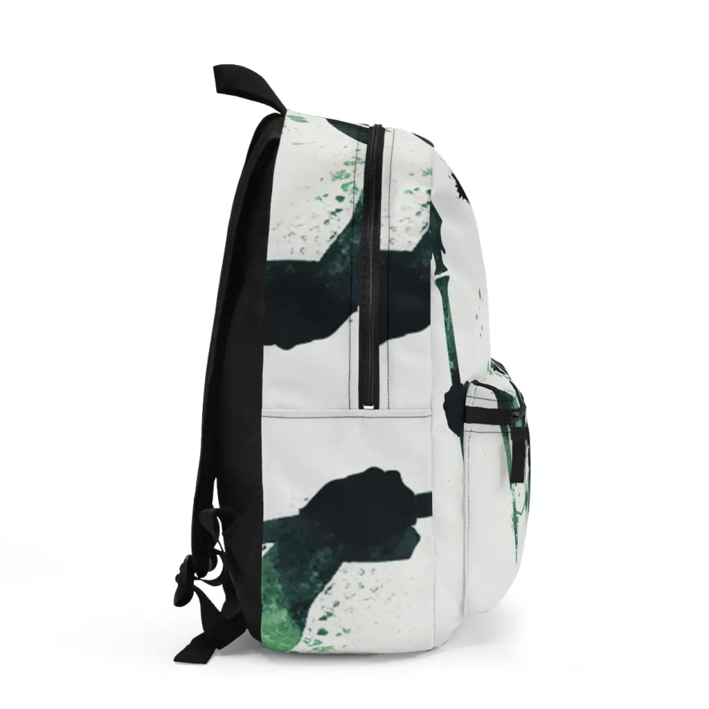Warrior in Abstract Splashes Backpack One size Bags